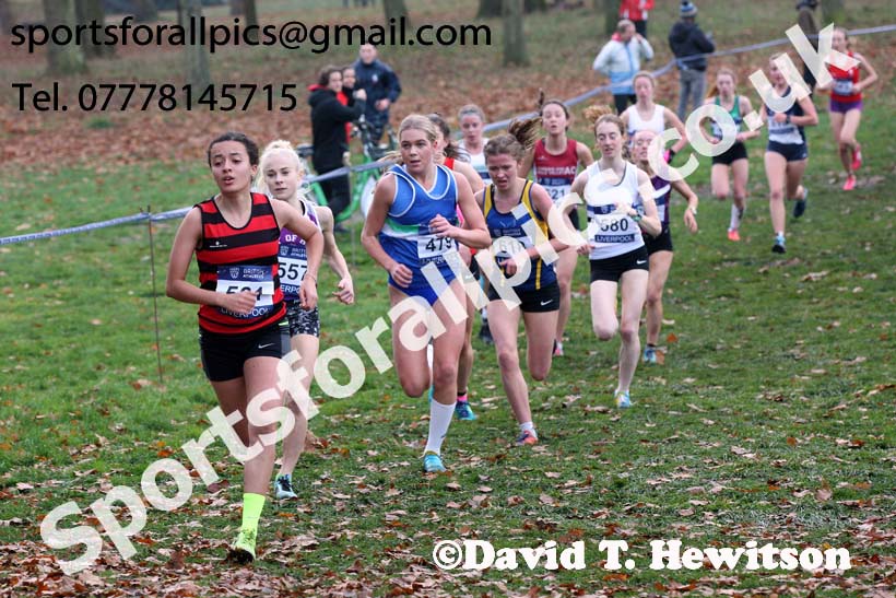 Womens under-17s and junior British Athletics Liverpool Cross Challenge, Sefton Park, Liverpool. Photo:  David T. Hewitson/Sports for All Pics
